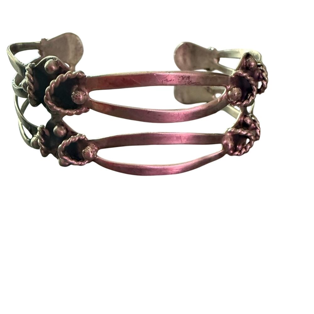 Taxco 925 Sterling Silver Cuff Bracelet